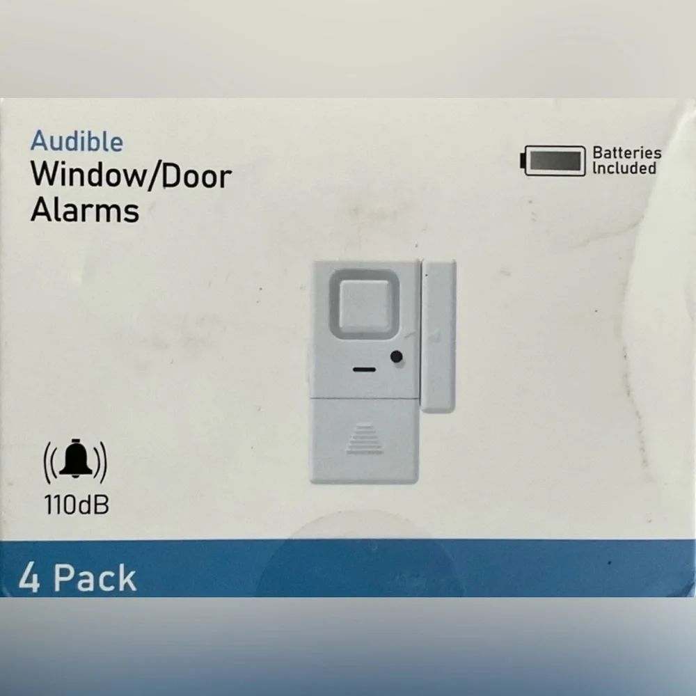AUDIBLE Window/Door Alarms 4 Pack NWT